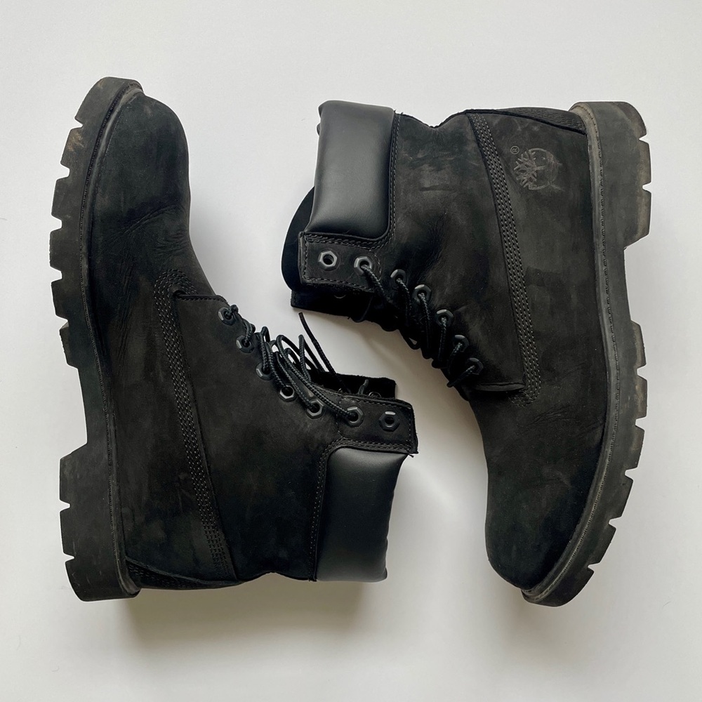 Timberland Black Men's Lug-Soled Boots
